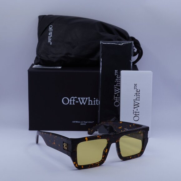 Off-White CHESTER 6062 Square Sunglasses – Havana/Camel - Picture 5 of 10